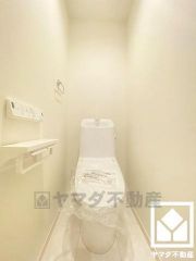 トイレが1階と2階にあるので、朝の忙しい時間にも混雑せず快適です。