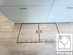 日用品置き場にも良いスペースです