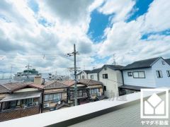 2階・3階のバルコニー2カ所有でお洗濯物の多い日も安心です
